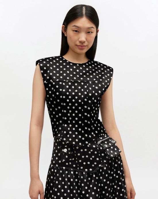 26SS 가니 블라우스 A1040078 099 Black - GANNI