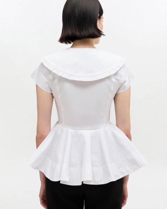 26SS 가니 셔츠 A1040093 151 White - GANNI