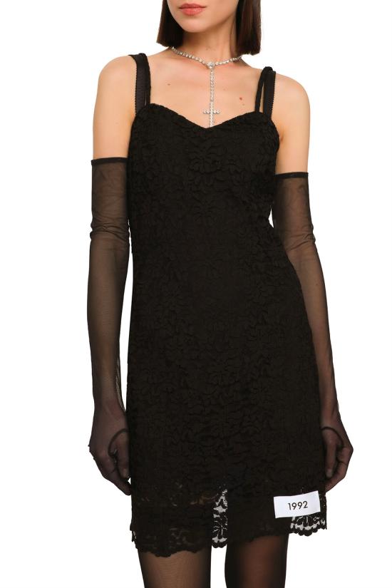 25FW 돌체앤가바나 미디 원피스 F6BHJTFLM9B N0000 Black - DOLCE & GABBANA