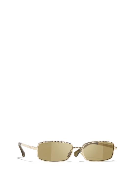 26FW 샤넬 선글라스 CH4295 C468 2 PALE GOLD - CHANEL