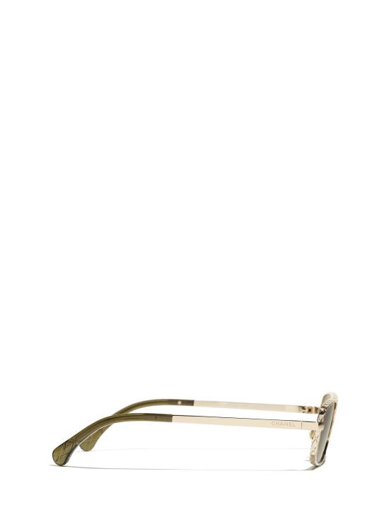 26FW 샤넬 선글라스 CH4295 C468 2 PALE GOLD - CHANEL