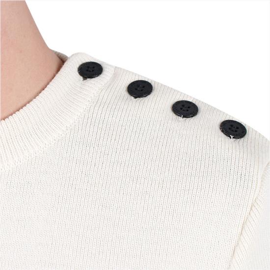 25FW 세인트제임스 스웨터 864550 ECRU MARINE DOM - SAINT JAMES