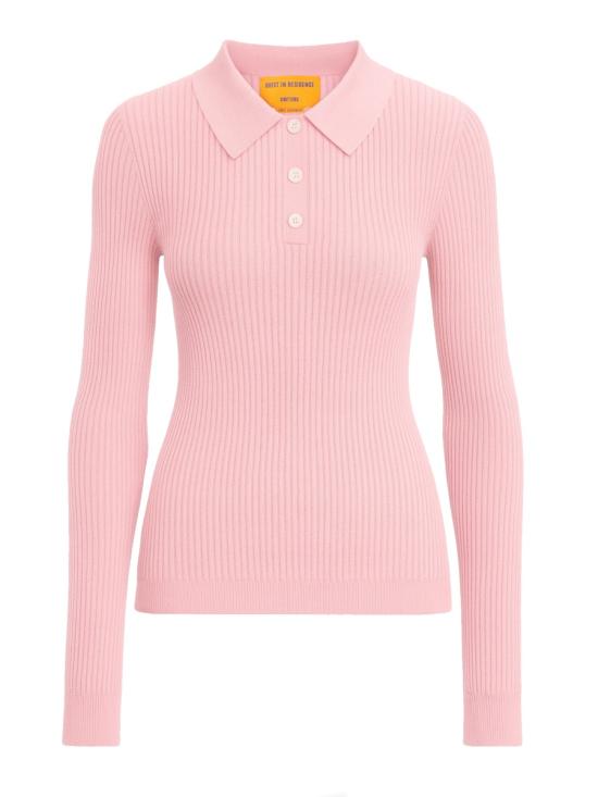 26SS 게스트 인 레지던스 폴로 티셔츠 W25611JL DAYBREAK PINK