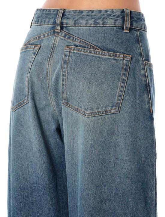 25FW 알라이아 데님 팬츠 AA9P1215D006B 505 BLUE MINERAL - ALAIA