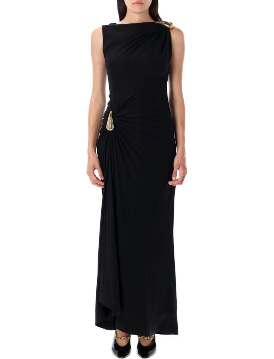 25FW 보테가베네타 미디 원피스 831590V4YX0 1000 Nero