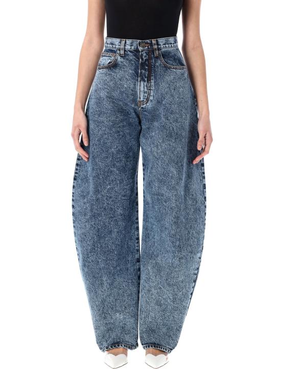 25FW 알라이아 데님 팬츠 AA9P0176T535A 524 BLUE NEIGE