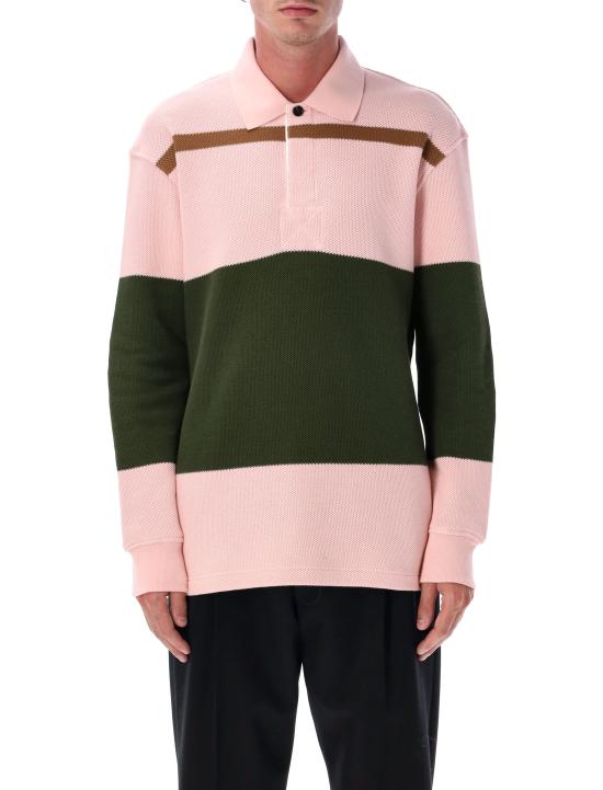 25FW 보테가베네타 폴로 티셔츠 834337V5OB0 6334 CAMELIA PINK