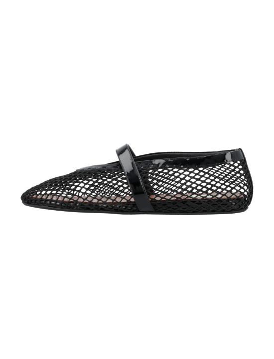 26FW 알라이아 피쉬넷 발레 플랫 AA3A029TK007 999 - ALAIA