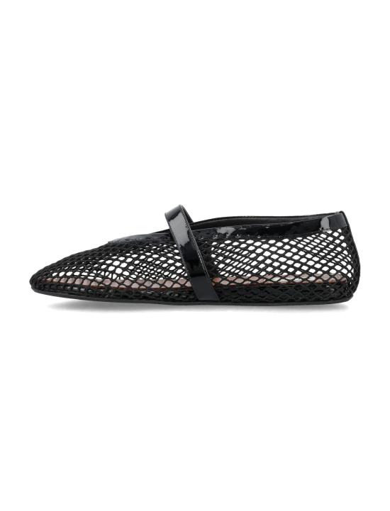 26FW 알라이아 피쉬넷 발레 플랫 AA3A029TK007 999 - ALAIA