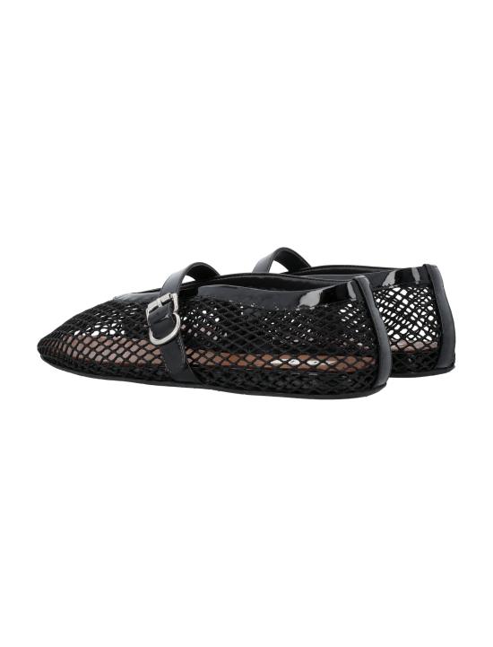 26FW 알라이아 피쉬넷 발레 플랫 AA3A029TK007 999 - ALAIA