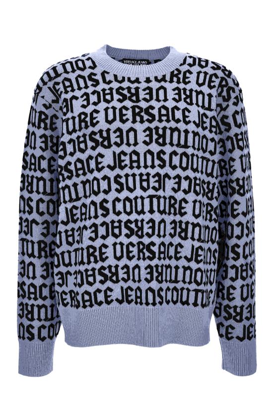 24FW 베르사체 스웨터 77GAFM03 CMN91228 Blue