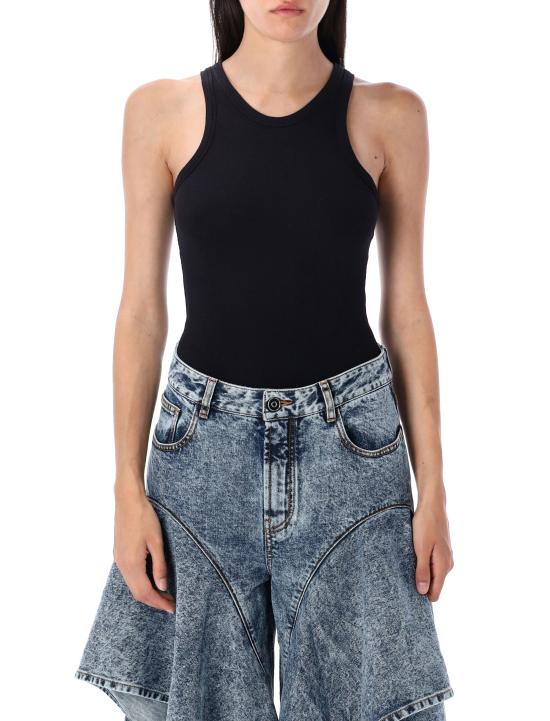 25FW 알라이아 탑 AA9B0382J085B 995 Nero