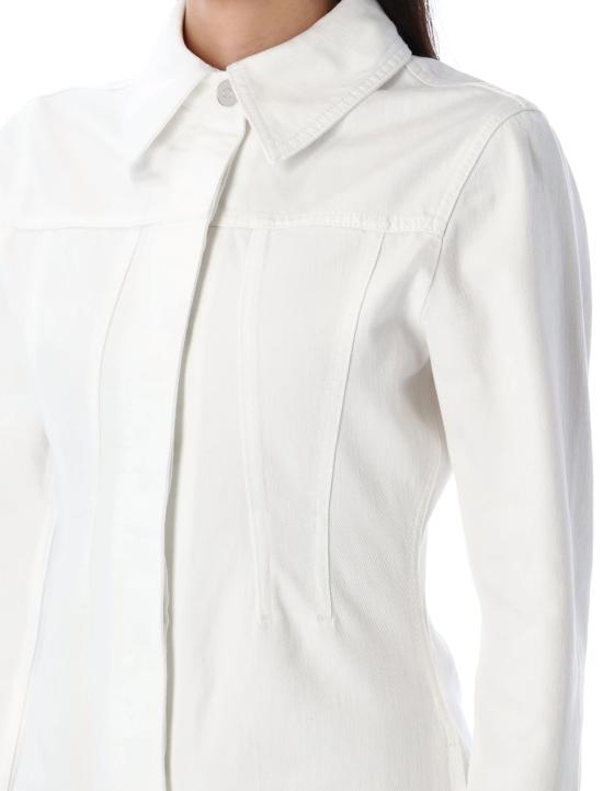 25FW 알라이아 점프수트 AA9P0297D002B 000 Bianco - ALAIA