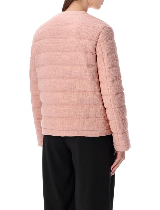 25FW 구찌 울 트위드 라운드넥 패디드 재킷 823978ZATFF 5206 LIGHT PHARD - GUCCI