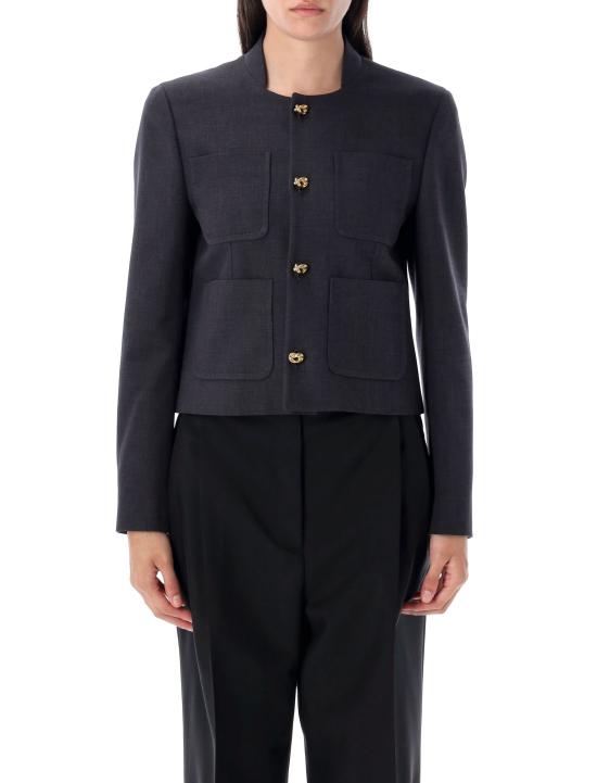 25FW 보테가베네타 수트 자켓 811685V5UP0 1370 Grigio