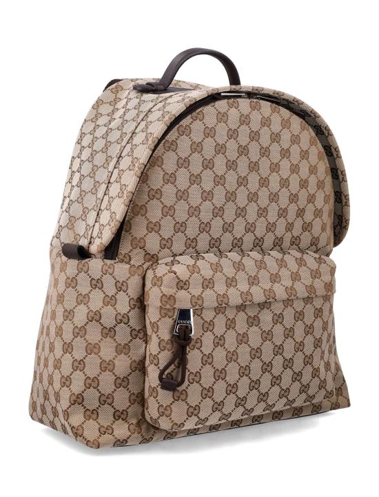 25FW 구찌 미디움 GG 백팩  824624FAEHZ 9795 BIEGE EBONY COCOA - GUCCI