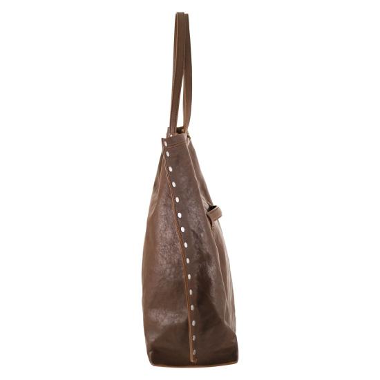 25FW 자넬라토 숄더백 068790 2100000 BROWN - ZANELLATO