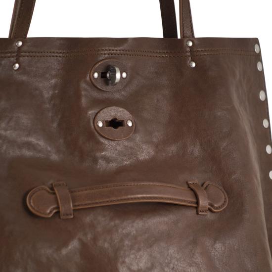 25FW 자넬라토 숄더백 068790 2100000 BROWN - ZANELLATO