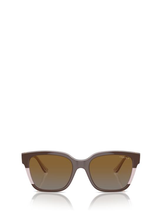 25FW 보그 선글라스 VO5558S 3136T5 BROWN TRANSPARENT ROSE GLITTER