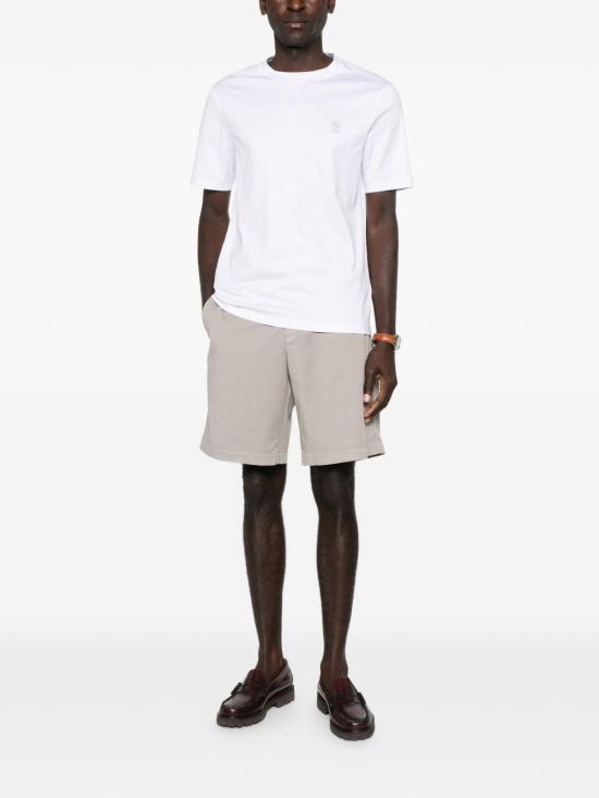 26SS 브루넬로 쿠치넬리 반팔 티셔츠 M0B131328G CL087 White - BRUNELLO CUCINELLI