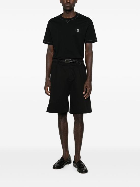 26SS 브루넬로 쿠치넬리 반팔 티셔츠 M0B131328G CGG26 Black - BRUNELLO CUCINELLI