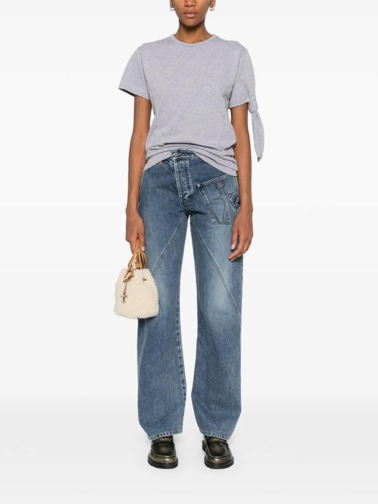 26SS JW앤더슨 반팔 티셔츠 JT0334PG1937945 Gray - JW ANDERSON