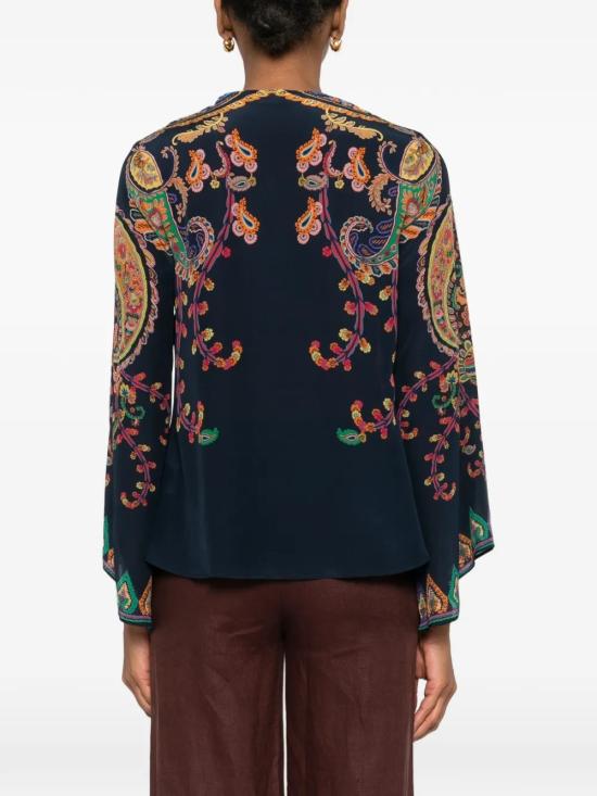 26SS 에트로 블라우스 WRJA0162 AKG23X0883 Blue - ETRO