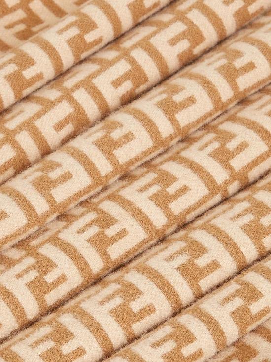 25FW 펜디 FF 스카프 울 캐시미어 머플러 FXT113AQCW F0QB8 Beige - FENDI
