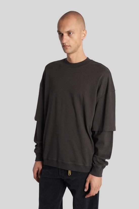 25FW 다크파크 긴팔 티셔츠 425208 MJE10JER01 BROWN - DARKPARK