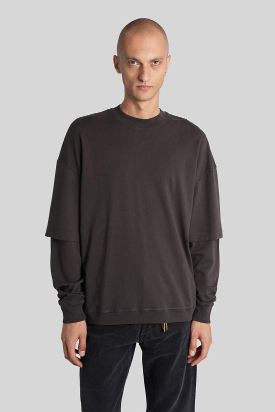 25FW 다크파크 긴팔 티셔츠 425208 MJE10JER01 BROWN