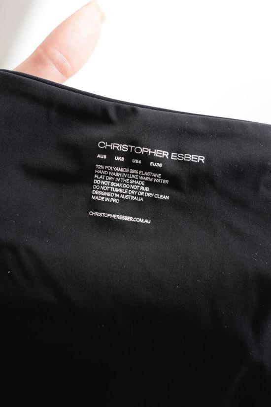 25FW 크리스토퍼에스버 비키니 수영복 425620 25027206 Black - CHRISTOPHER ESBER