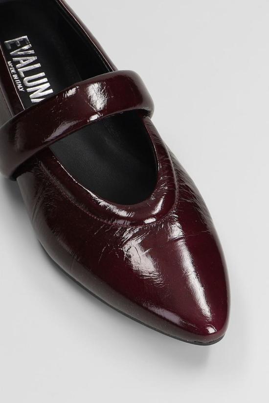 25FW 에바루나 플랫 슈즈 423532 1033 Red - EVALUNA