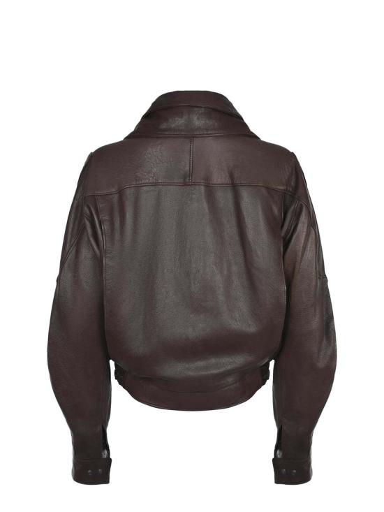 25FW Alessandra Grimoldi 가죽 자켓 GIACCA YSLMARRONE BROWN - OTHER BRANDS