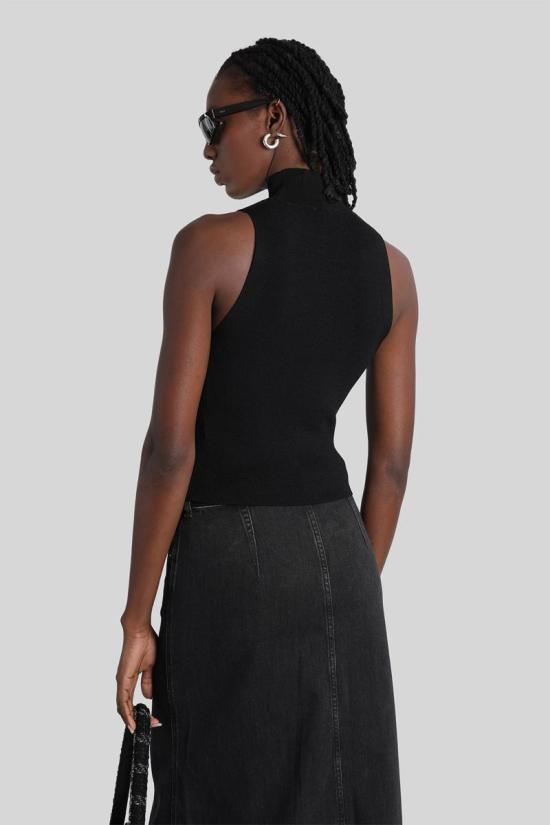 25FW 디젤 민소매 티셔츠 429792 A130200DLAX Black - DIESEL