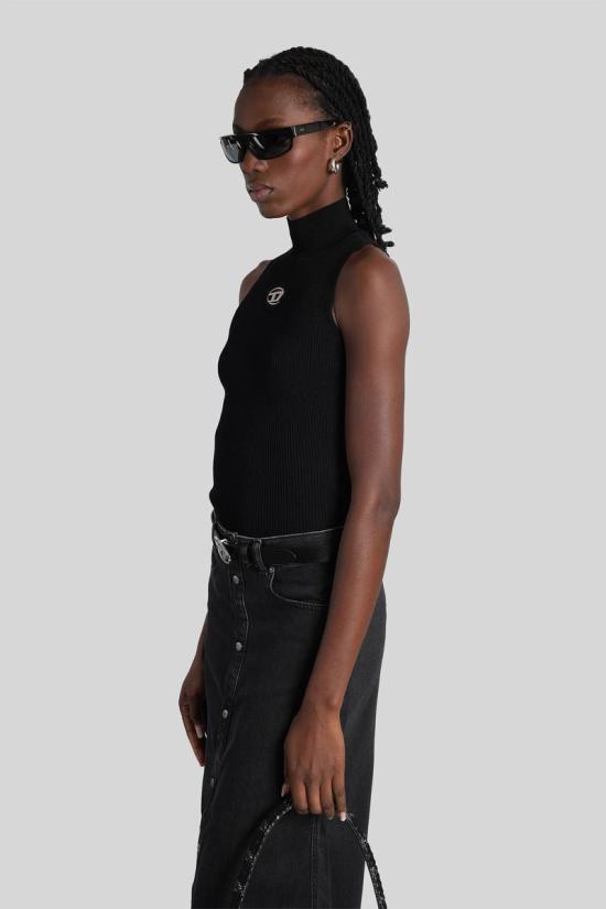 25FW 디젤 민소매 티셔츠 429792 A130200DLAX Black - DIESEL