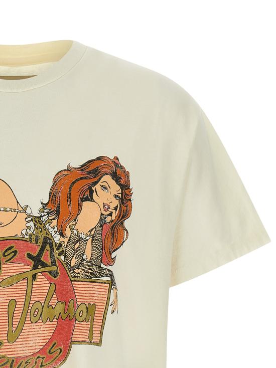 25FW 갤러리 디파트먼트 반팔 티셔츠 DJTL10297LTARCHIVALWHITE - GALLERY DEPT