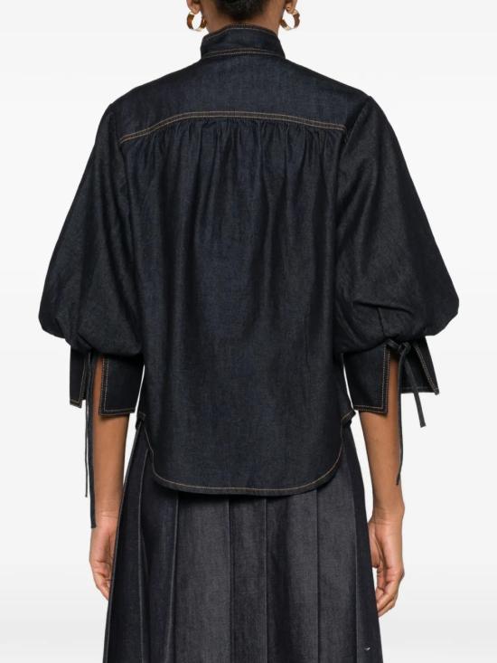 26SS 짐머만 블라우스 6385TC26RNHTSKY Blue - ZIMMERMANN