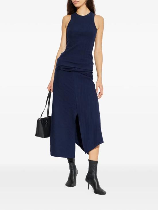 26SS 빅토리아 베컴 미디 스커트 1126JSK007082A550 Blue - VICTORIA BECKHAM