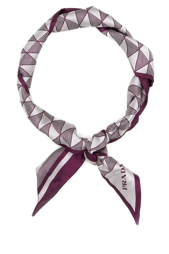 25FW 프라다 자카드 실크 타이 1FF0082C81F0203 DOM