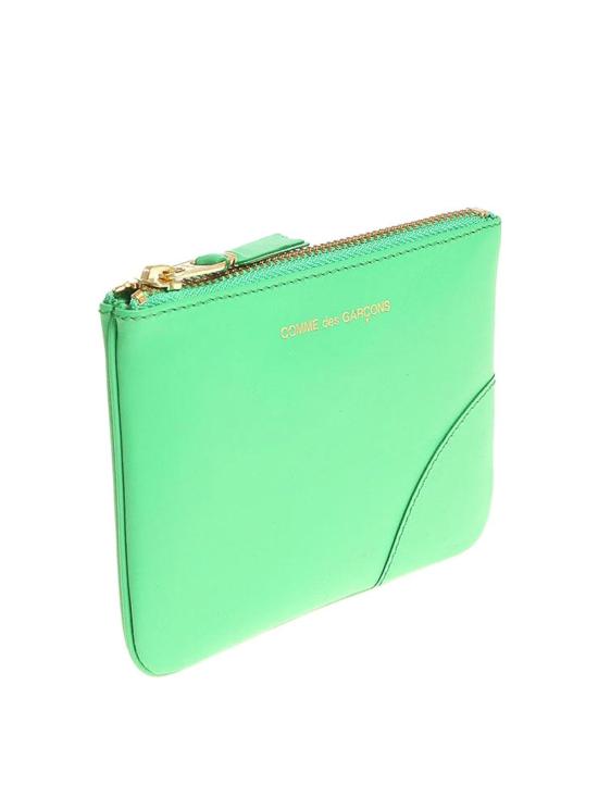  꼼데가르송 클래식 레더 라인 파우치 SA8100GREEN Green - COMME DES GARCONS