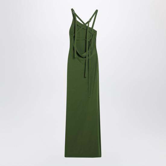 26SS 디 아티코 롱 원피스 260WCW0026VVP002AA Green - THE ATTICO