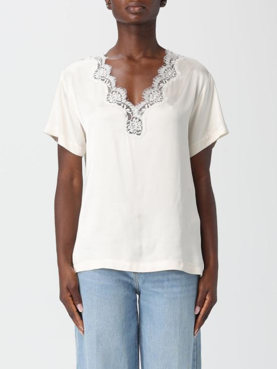 25FW 에르마노 피렌제 반팔 티셔츠 D47EL017EL2 MF333 Beige