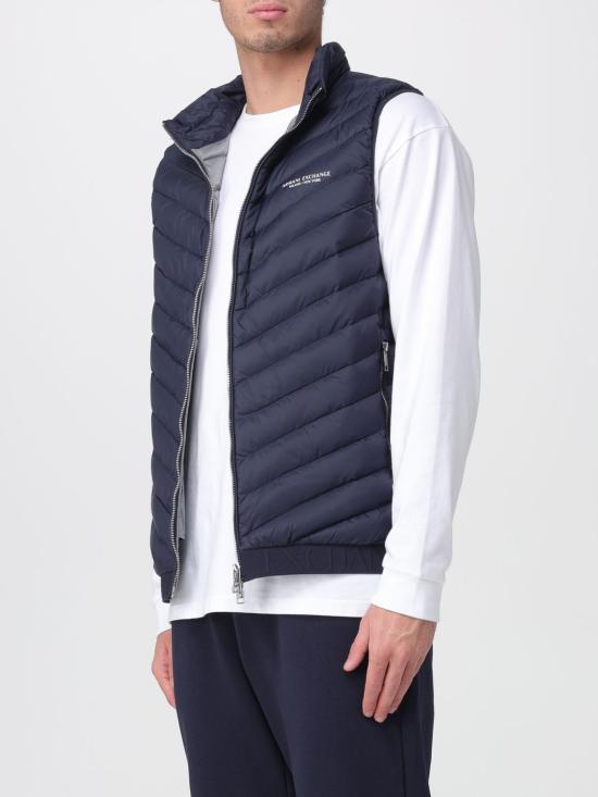 25FW 알마니 패딩 조끼 8NZQ52ZNW3Z 5578 Blue - ARMANI