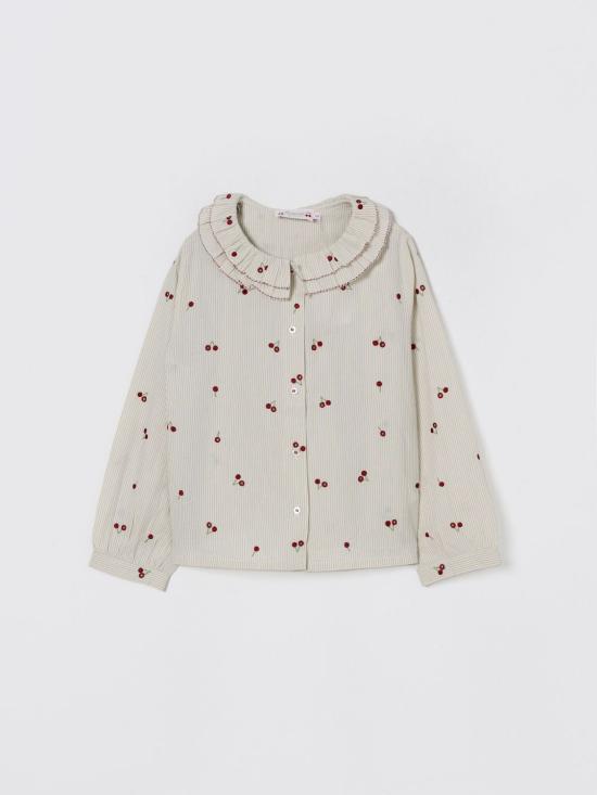 25FW [키즈] 봉쁘앙 셔츠 W05GBLW00019 151E Beige