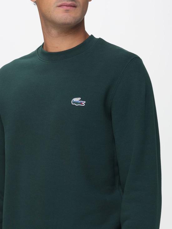 25FW 라코스테 긴팔 티셔츠 SH7941 YZP Forest Green - LACOSTE
