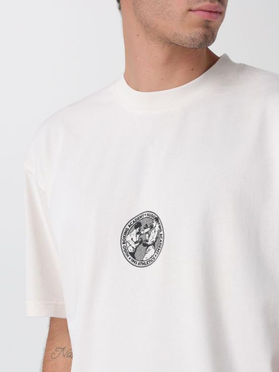 25FW 휴고보스 반팔 티셔츠 50542366 102 Natural - HUGO BOSS