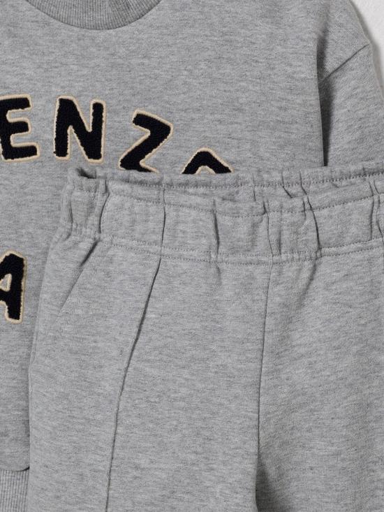 25FW [키즈] 겐조 캐주얼 세트 K61478 A55 Grey - KENZO
