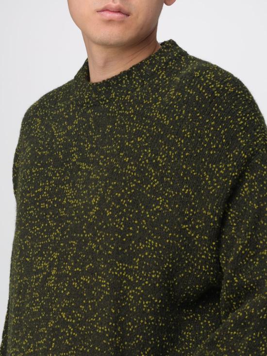 25FW 아미시 스웨터 AMU147 C0284 Moss Green - AMISH