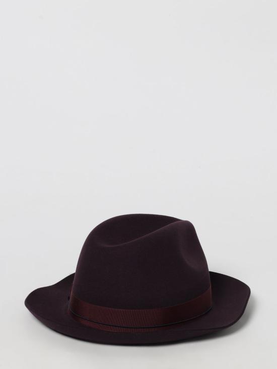 25FW 보르살리노 버킷햇 540006 46O6 Burgundy - BORSALINO