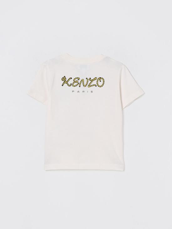 25FW [키즈] 겐조 티셔츠 K61506 117 Yellow Cream - KENZO